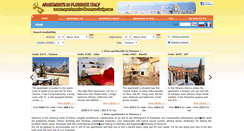 Desktop Screenshot of apartments-florence-italy.com