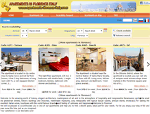 Tablet Screenshot of apartments-florence-italy.com